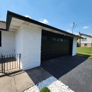 Experienced Exterior Brick Painting Project on Valley View Drive in Langhorne, PA
