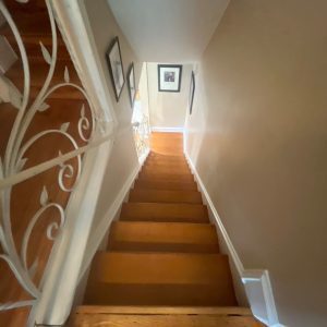 Interior Painting on Essex Ave • Narberth, PA — Warm Walls, Crisp Trim