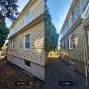 Top Exterior Painting at Nina Blackshear Residence, Campbell Lane, Wyndmoor, PA
