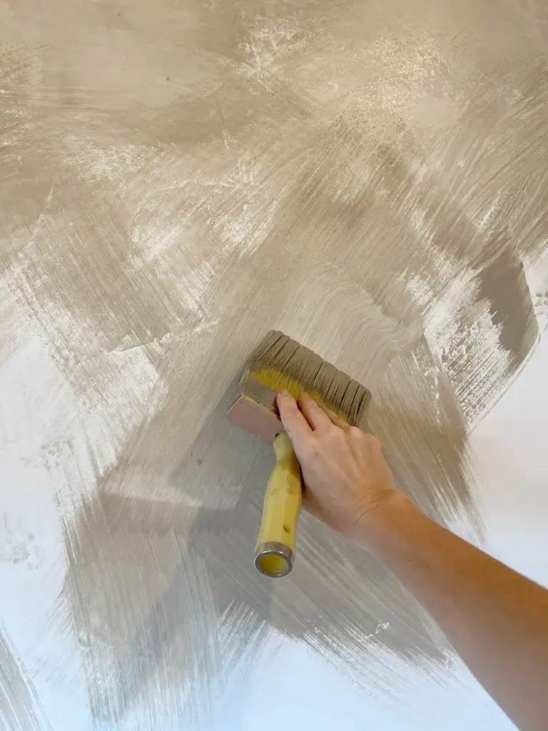 limewashed or whitewashed walls in Narberth home